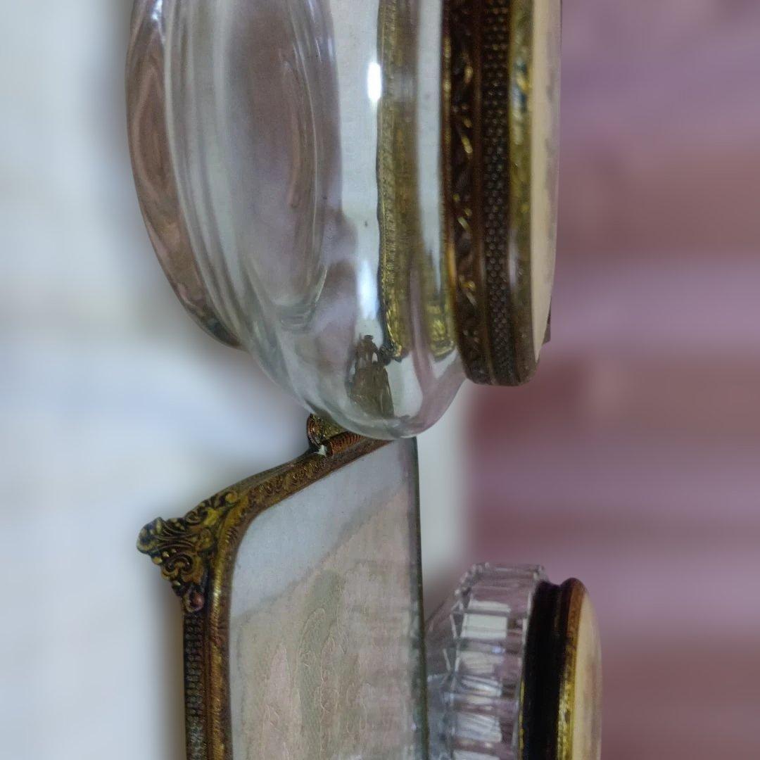 プチポワン ヴィンテージ 小物入れ ガラストレイ