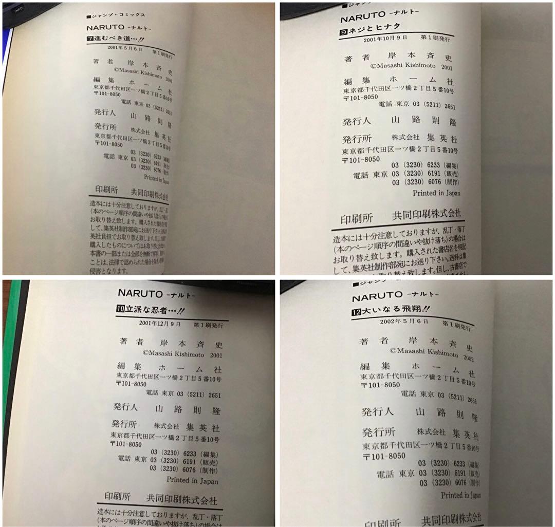 【初版本多数！】NARUTO 全72巻セット + 外伝＋ボルト1巻