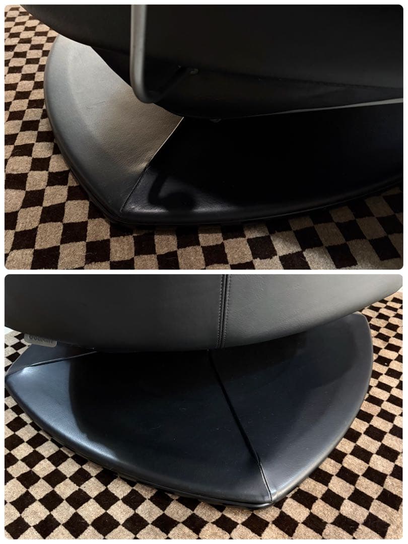 【美品】カリモク ドマーニ エクセルライフ リクライニングチェア 本革 ブラック