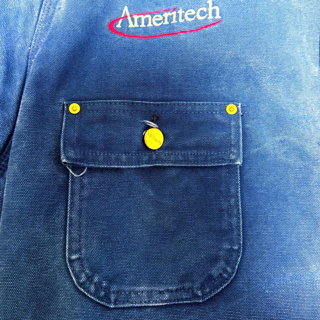 【Carhartt】90s チョアコート ネイビー 46 星タグ