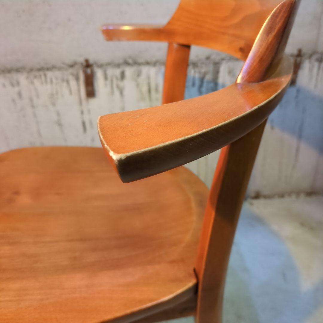 柏木工　ソフィー④　ダイニングチェア　ハーフアームチェア　飛騨家具