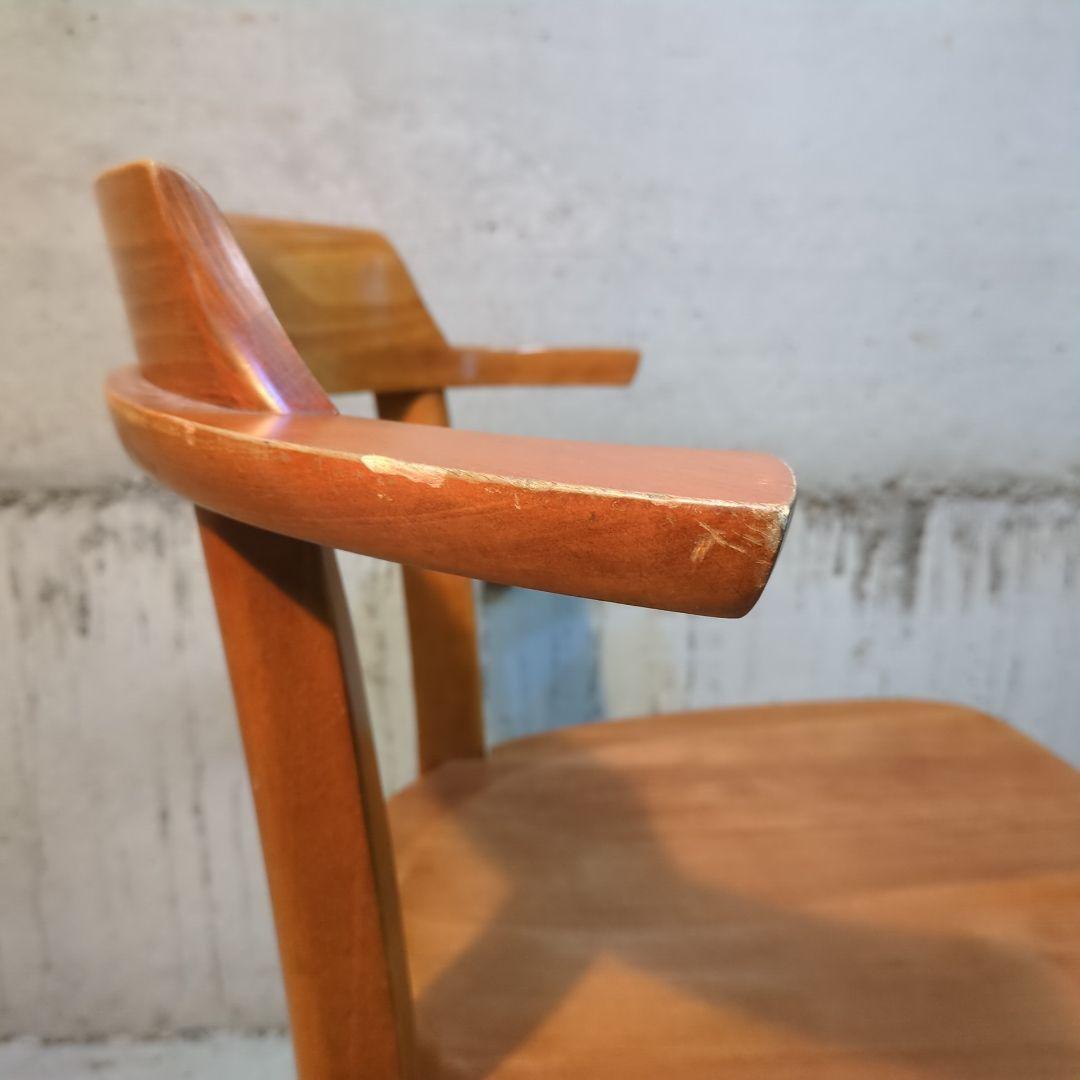 柏木工　ソフィー④　ダイニングチェア　ハーフアームチェア　飛騨家具