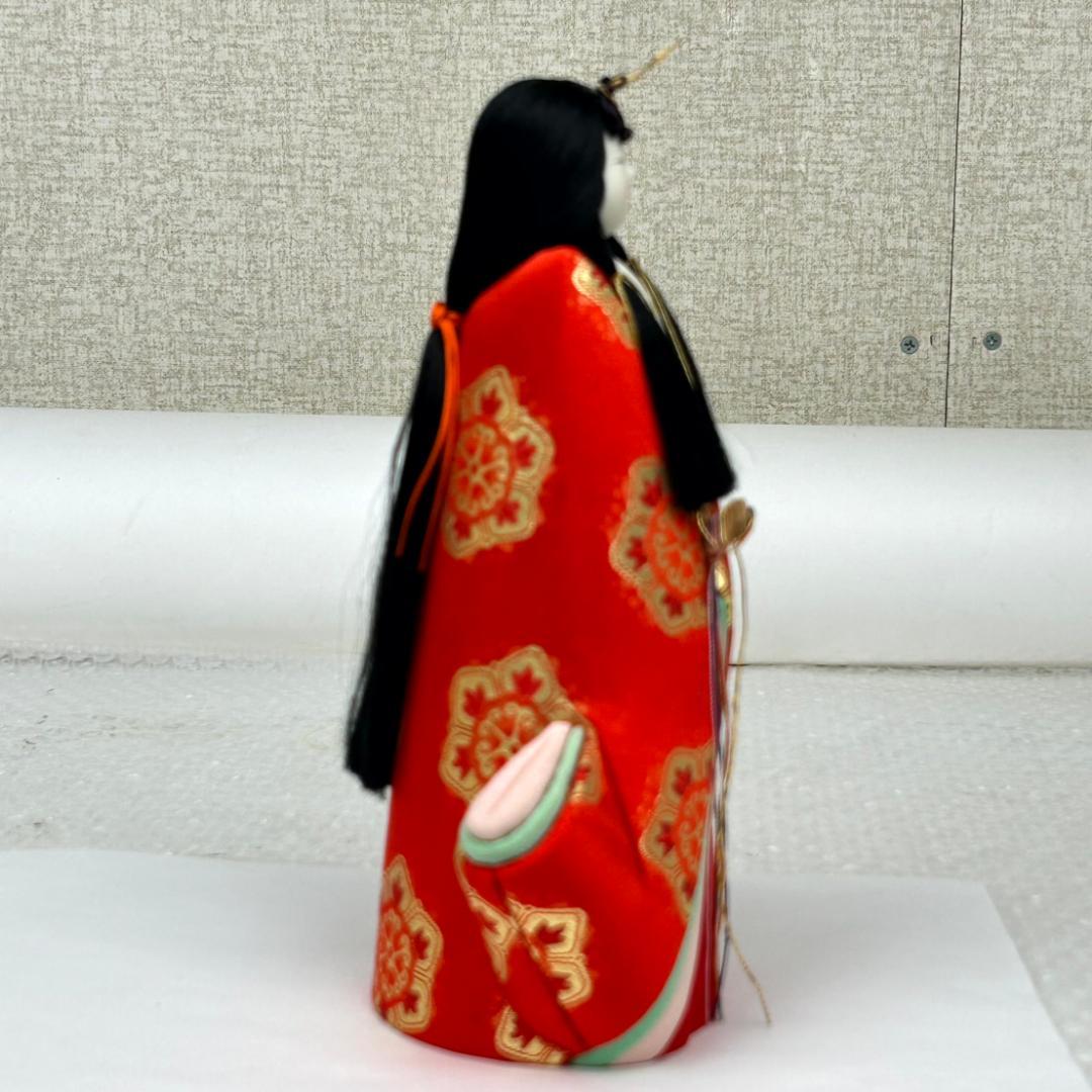 東玉　鈴木賢一作　江戸木目込雛人形　親王飾り　寿々喜雛　男雛と女雛の立ち雛　立雛