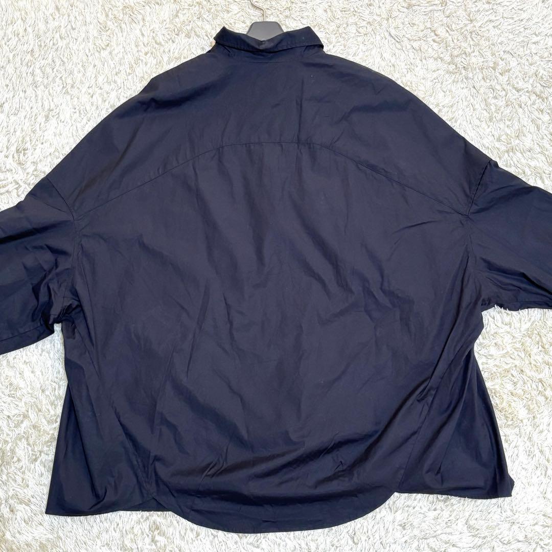 大きいサイズ　近年モデル　ドリスヴァンノッテン　ワイドシャツ　3L～4L　黒