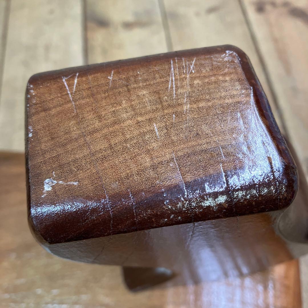 B-1 昭和レトロ 銘木 豆座卓 飾り台 花台 ミニテーブル 木製盆栽台 古道具