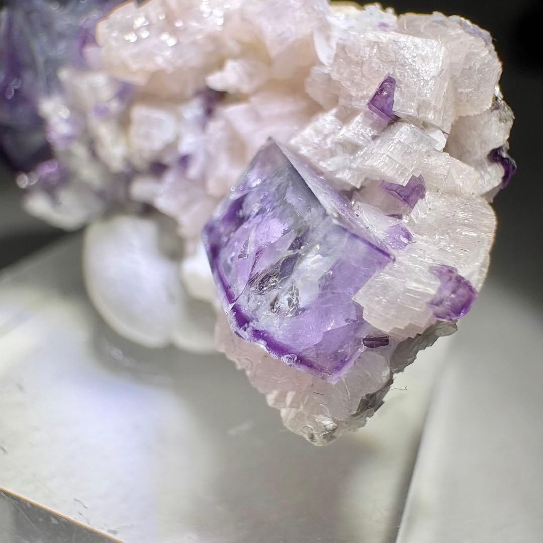 477 中国　ヤオガンシャン産　ポーセリンフローライト