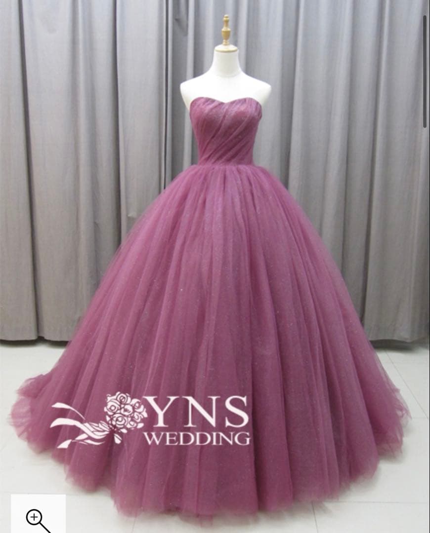 ynsウェディング　カラードレス
