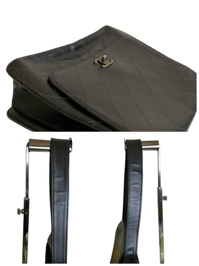 美品 CHANEL シャネル ショルダーバッグ シール有 ブラック