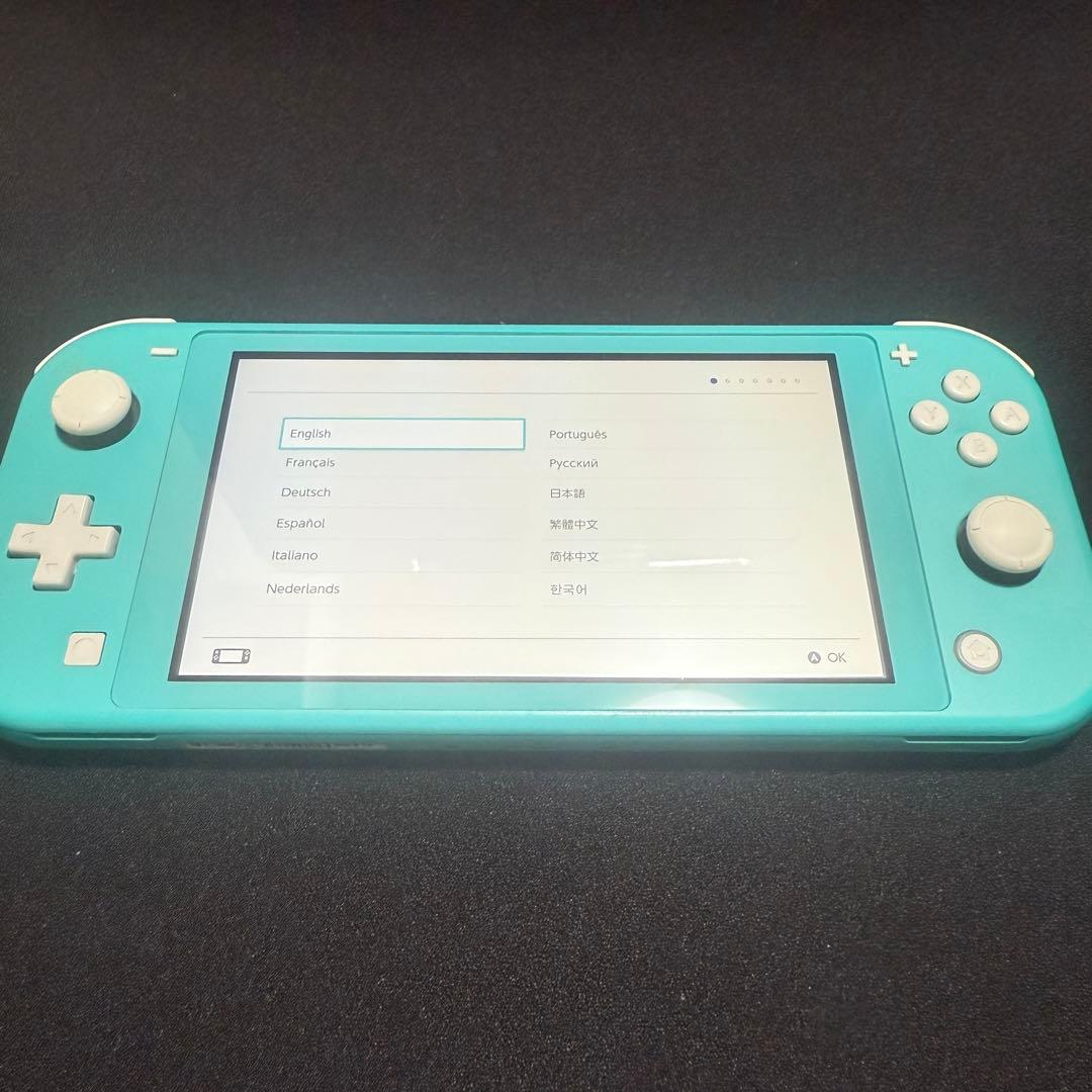 【左スティック故障】Switch Lite ターコイズ 本体のみ