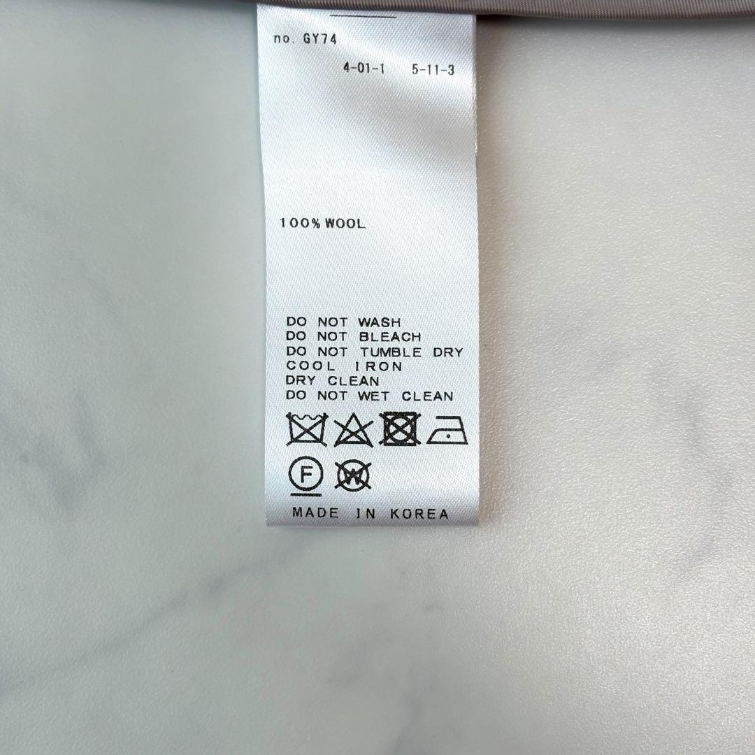 23AW✨️未使用級　ミニッツ　ショートコート　ウールリバー仕立て　モカベージュ