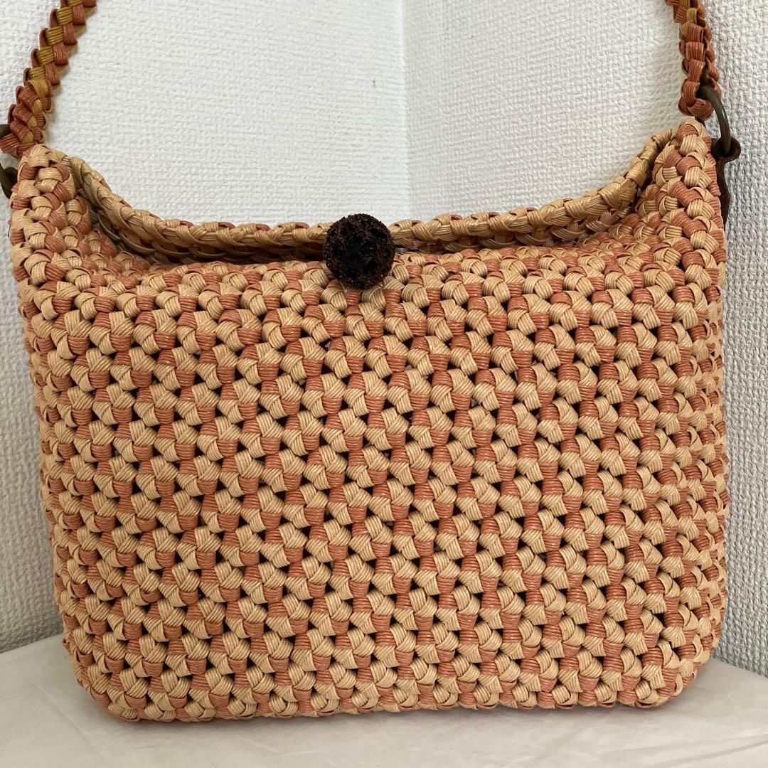 クラフトバンド　バッグ　　　ハンドメイド　ショルダー