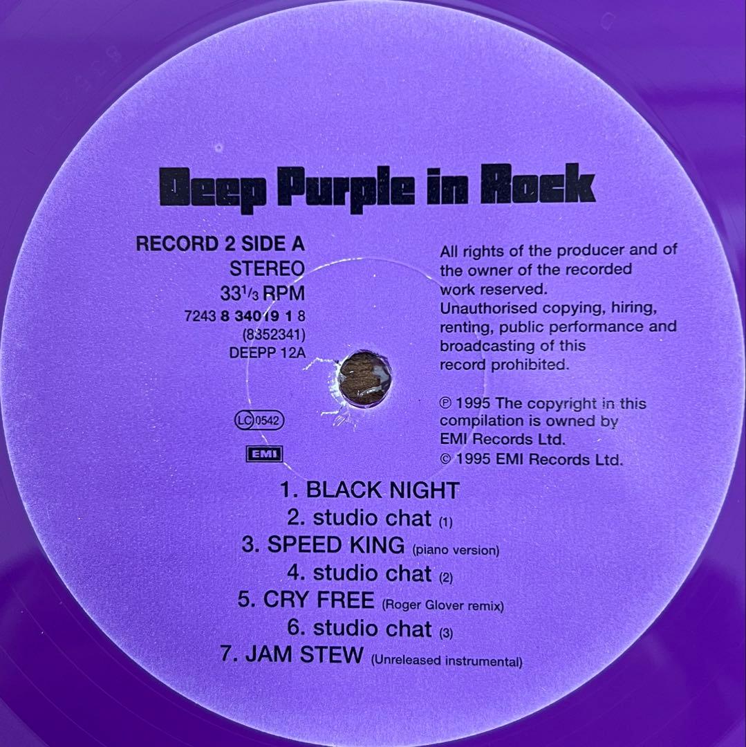 【2LP/UK盤】Deep Purple In Rock