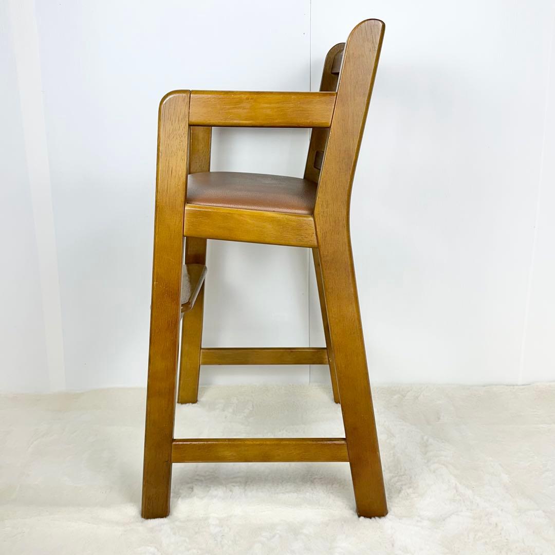 karimoku ダイニングチェア ブラウン　子供用チェア