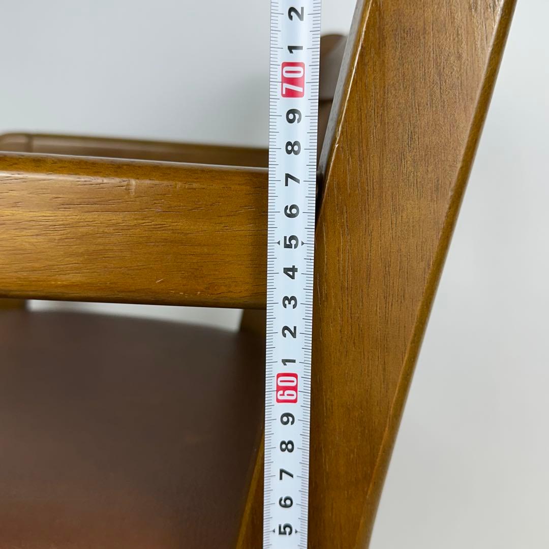 karimoku ダイニングチェア ブラウン　子供用チェア