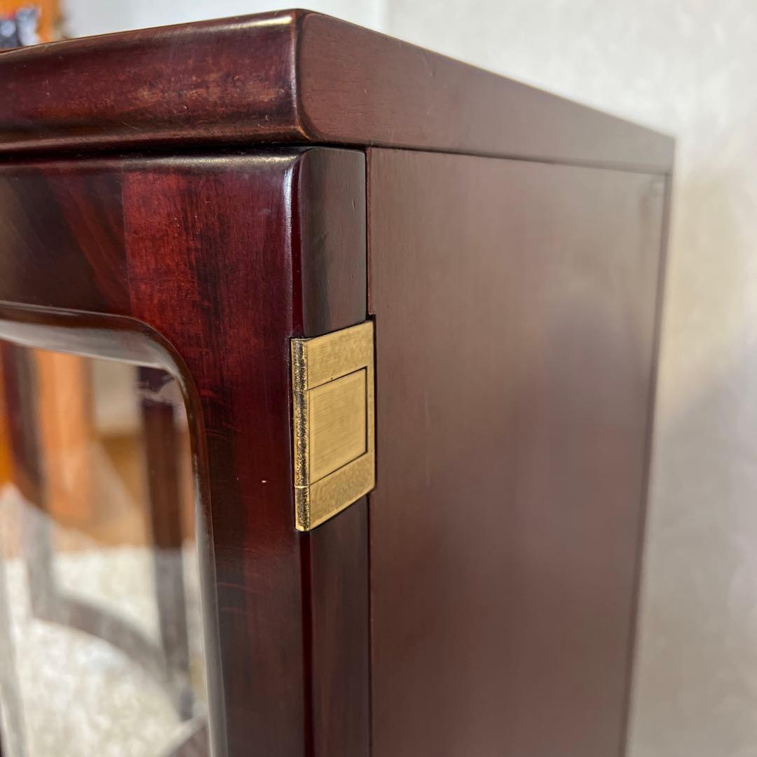 karimoku カリモク コーナーキャビネット 赤茶 オールド OLD ①