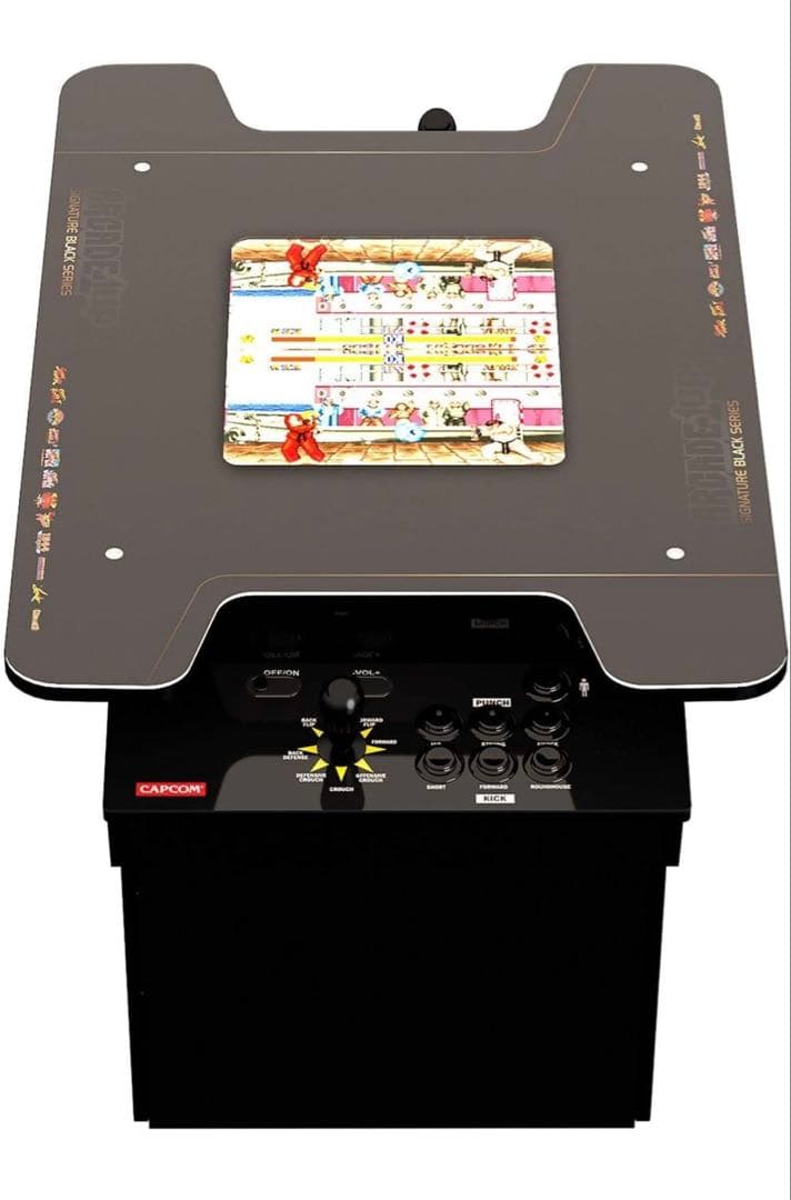 arcade1up カプコン12ゲーム筐体(ブラック限定版) スト2など