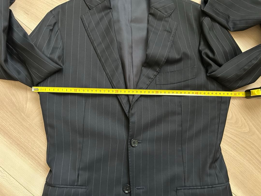 RINGJACKET×guji ロロピアーナ　ストライプスーツ　46