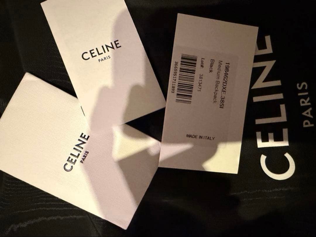 g*i様 CELINE セリーヌ ブラック リュック・バックパック　【お値下げ不
