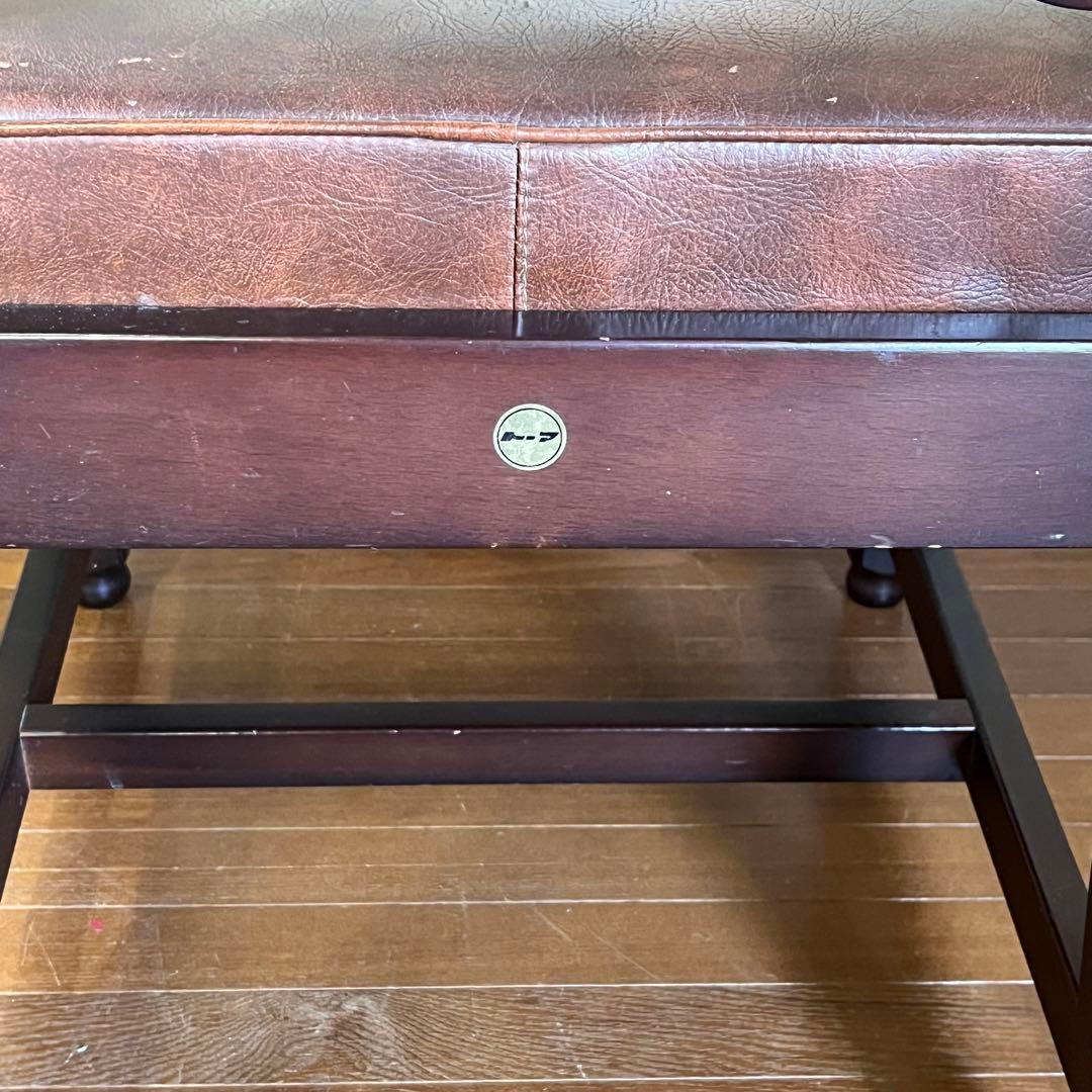 【アンティーク】④ トーア 木製 ダイニングチェア レザー張り 椅子 古民家