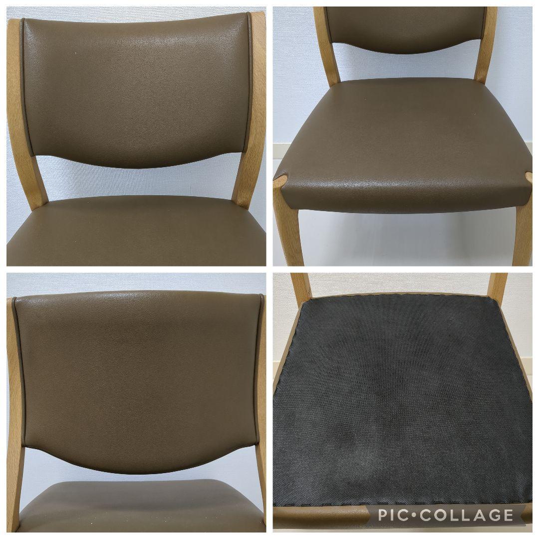 a*ん様 浜本工芸製　ダイニングチェア(DC-5400)　2脚セット　ナチュラル