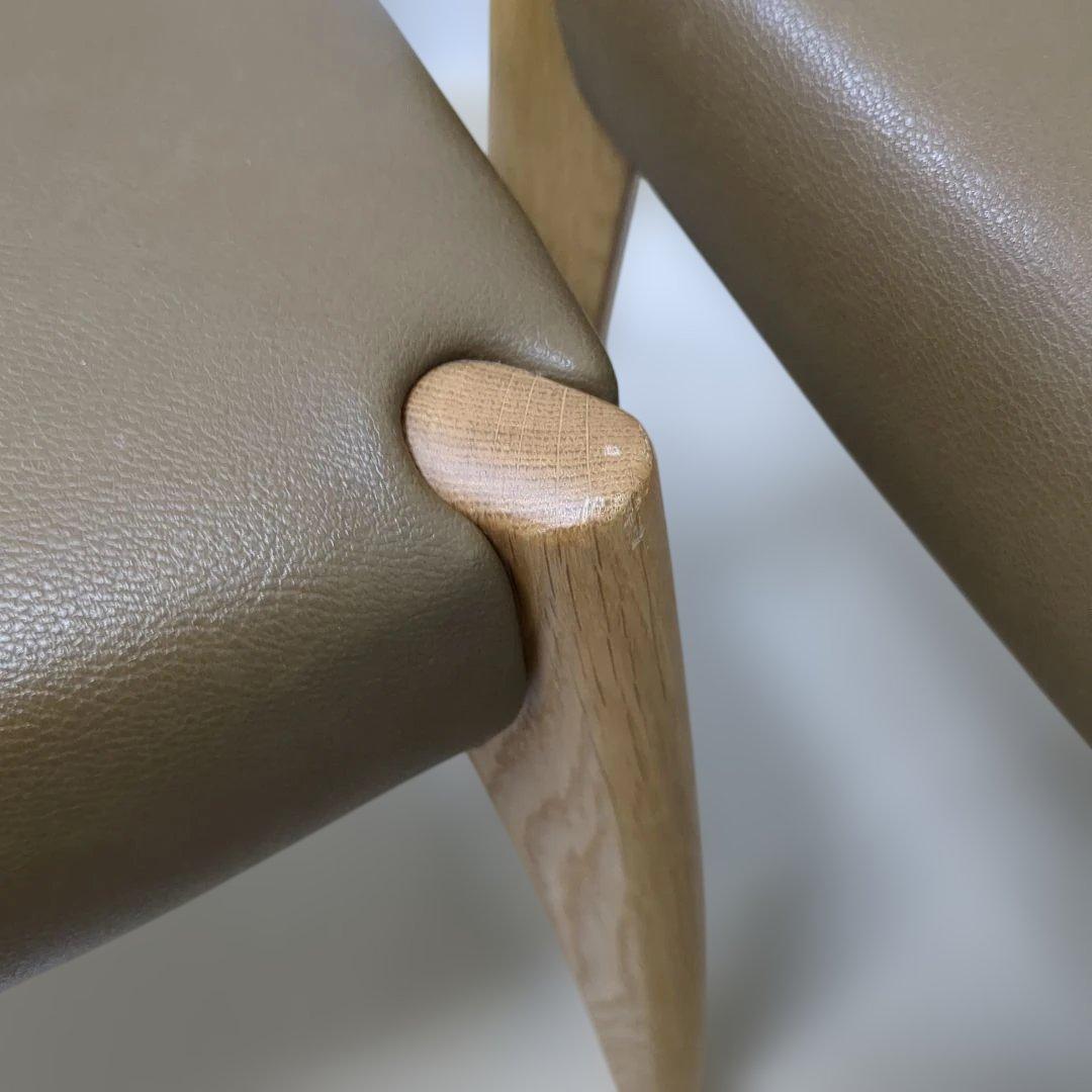 a*ん様 浜本工芸製　ダイニングチェア(DC-5400)　2脚セット　ナチュラル