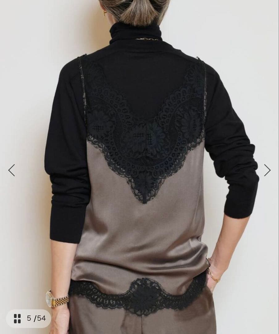 MUSE de Deuxieme Classe Polished キャミソール