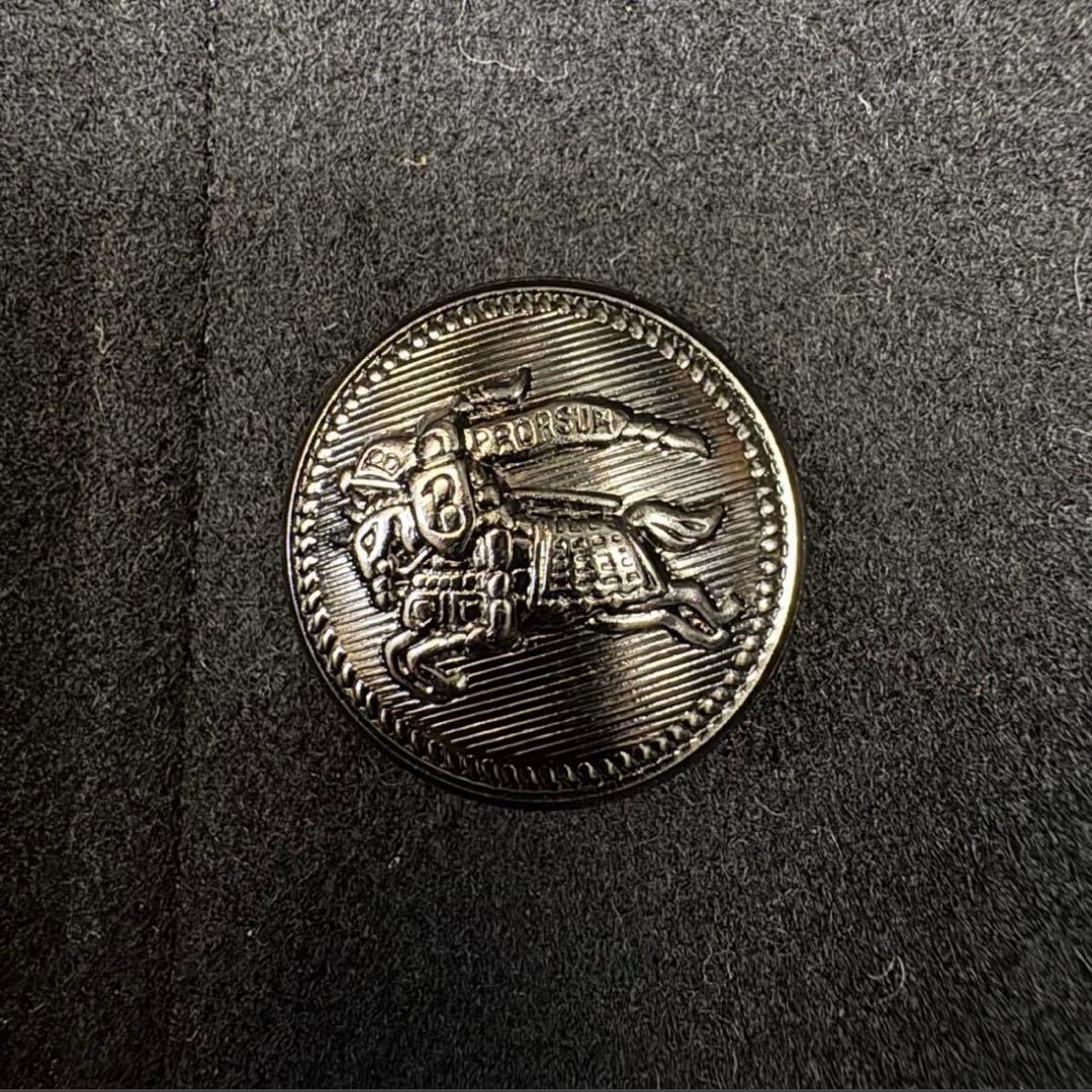 極美品 バーバリーブラックレーベル カシミヤ ナポレオンコート メンズ Lサイズ