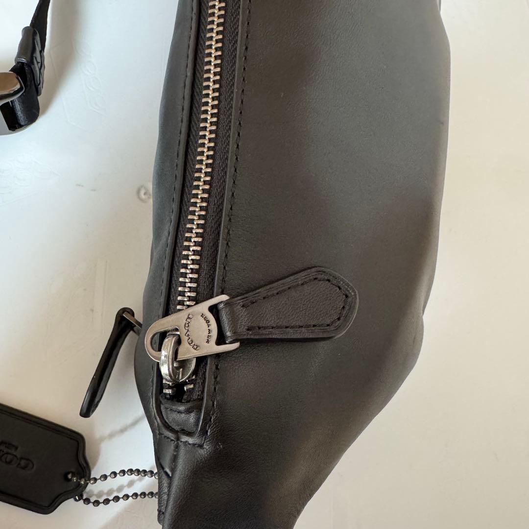 COACH レザー スリングバッグ / ベルトバッグ ブラック ユニセックス