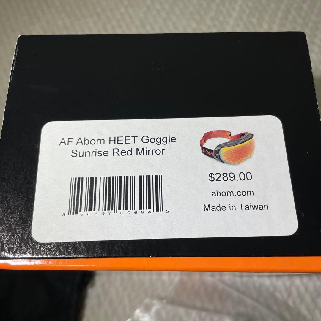 激レア ABOM HEET 曇らないゴーグル エーボム ヒート ミラーレンズ
