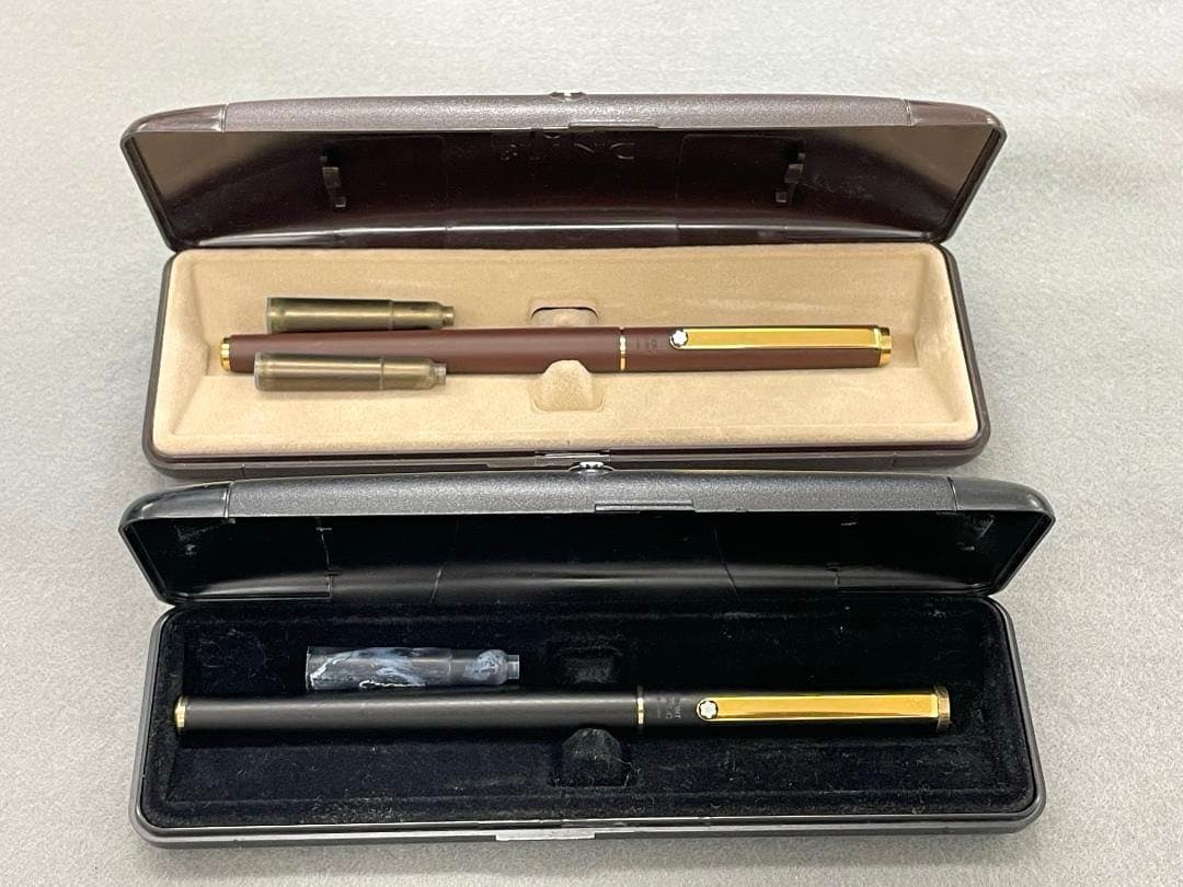 モンブラン　MONTBLANC Ｓライン　万年筆　ブラウン・ブラック　セット