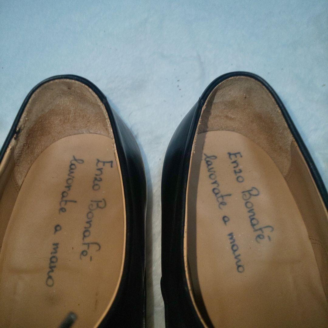 Enzo Bonafe ストレートチップ 6 1/2 ブラック