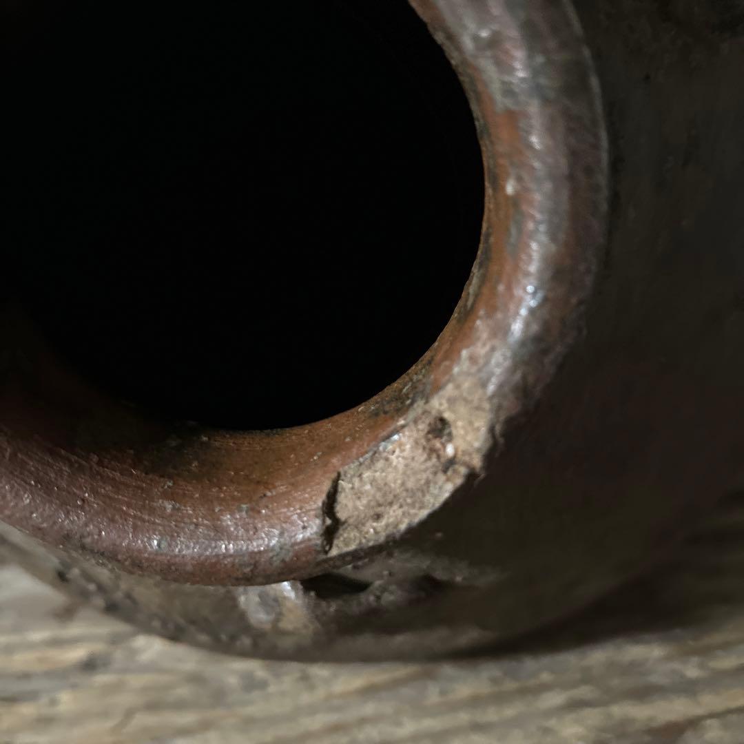 時代壷　古丹波　江戸時代前後頃　古越前　古信楽　古備前　瀬戸　骨董　花器検:李朝