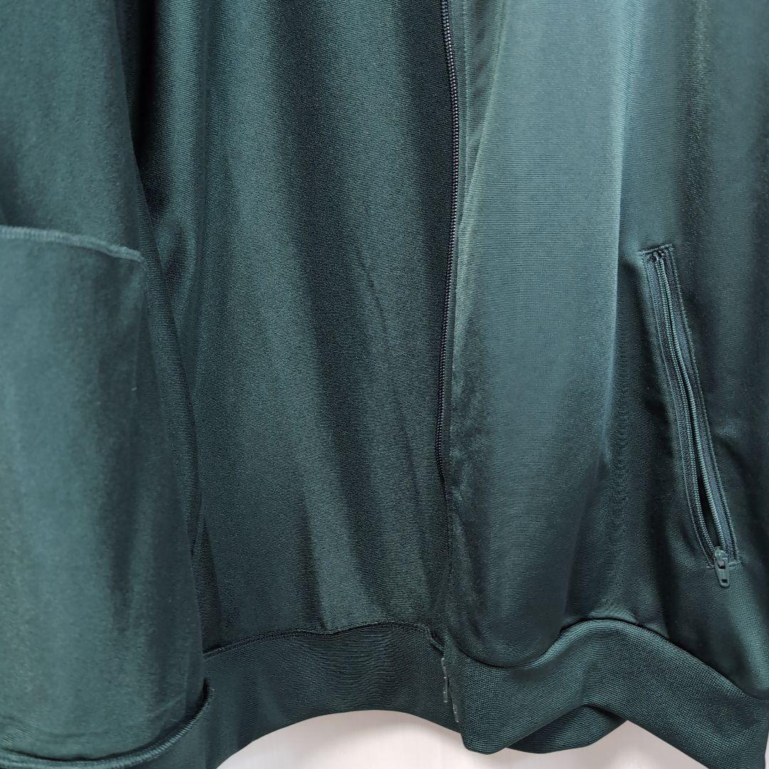 【古着】adidas ダークグリーン ジップアップジャージ
