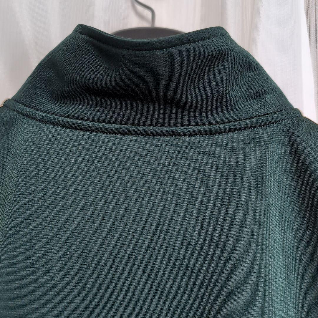 【古着】adidas ダークグリーン ジップアップジャージ