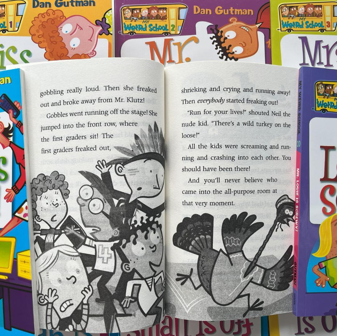 My weird school シリーズ1-5絵本69冊　57冊分音源付