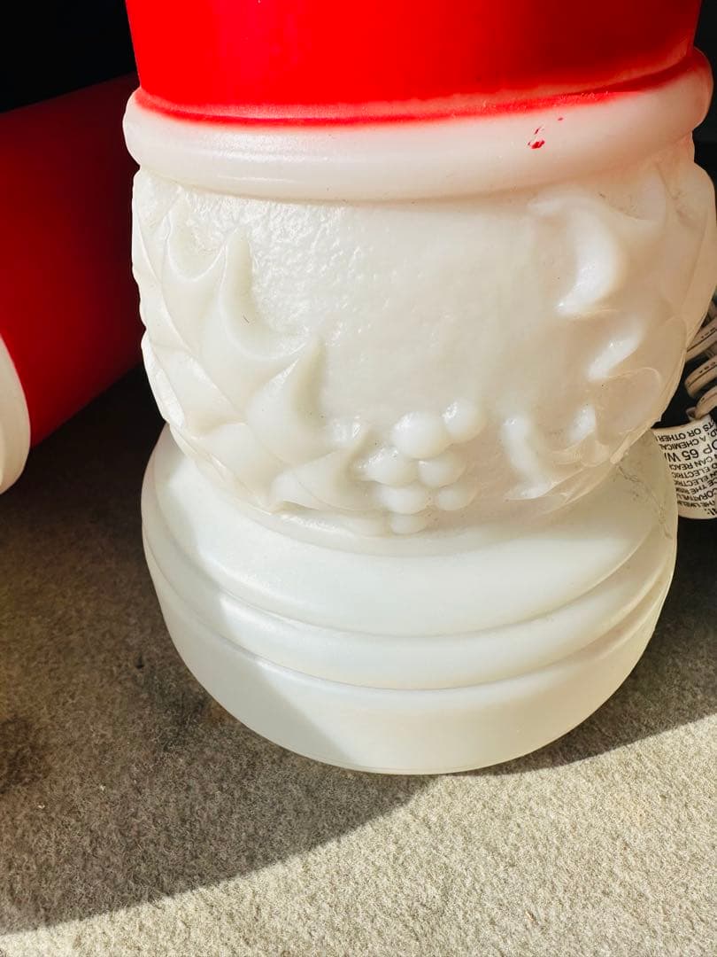 ビンテージ ノエル キャンドル イルミネーションライト ブローモールド ライト