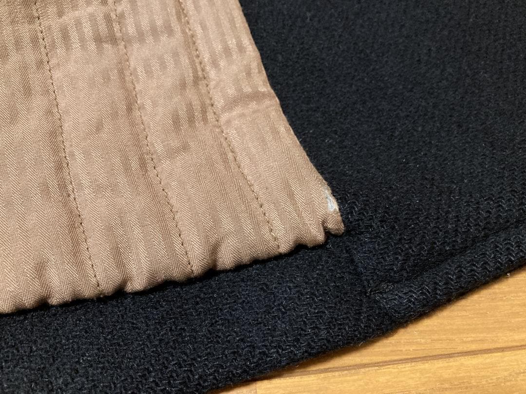 RUDE GALLERY テッズコート 黒 2 ウール ロング チバウウスケ