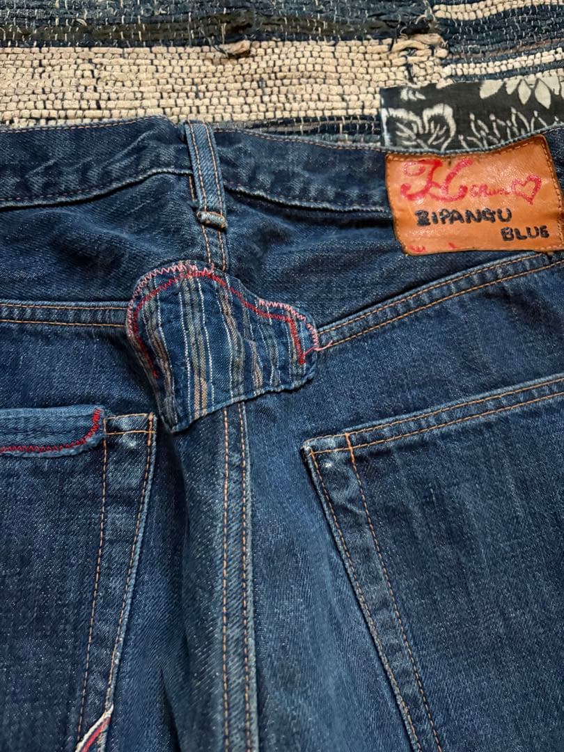 kapital キャピタル　初期　パッチワークデザイン ダークデニム　34インチ