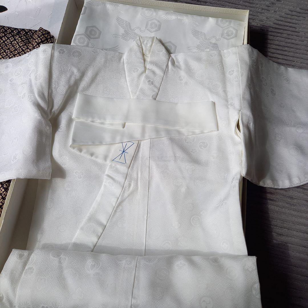 お宮参り　着物　男の子　産着　祝着　4点セット　正絹