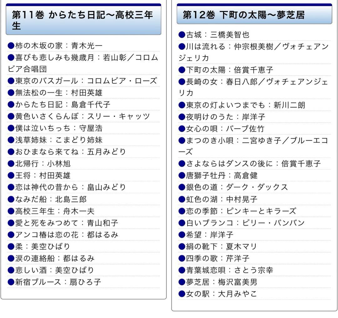 ユーキャン「精選盤昭和の流行歌」CD20枚組セット　歌詞集・解説書付き　未開封品