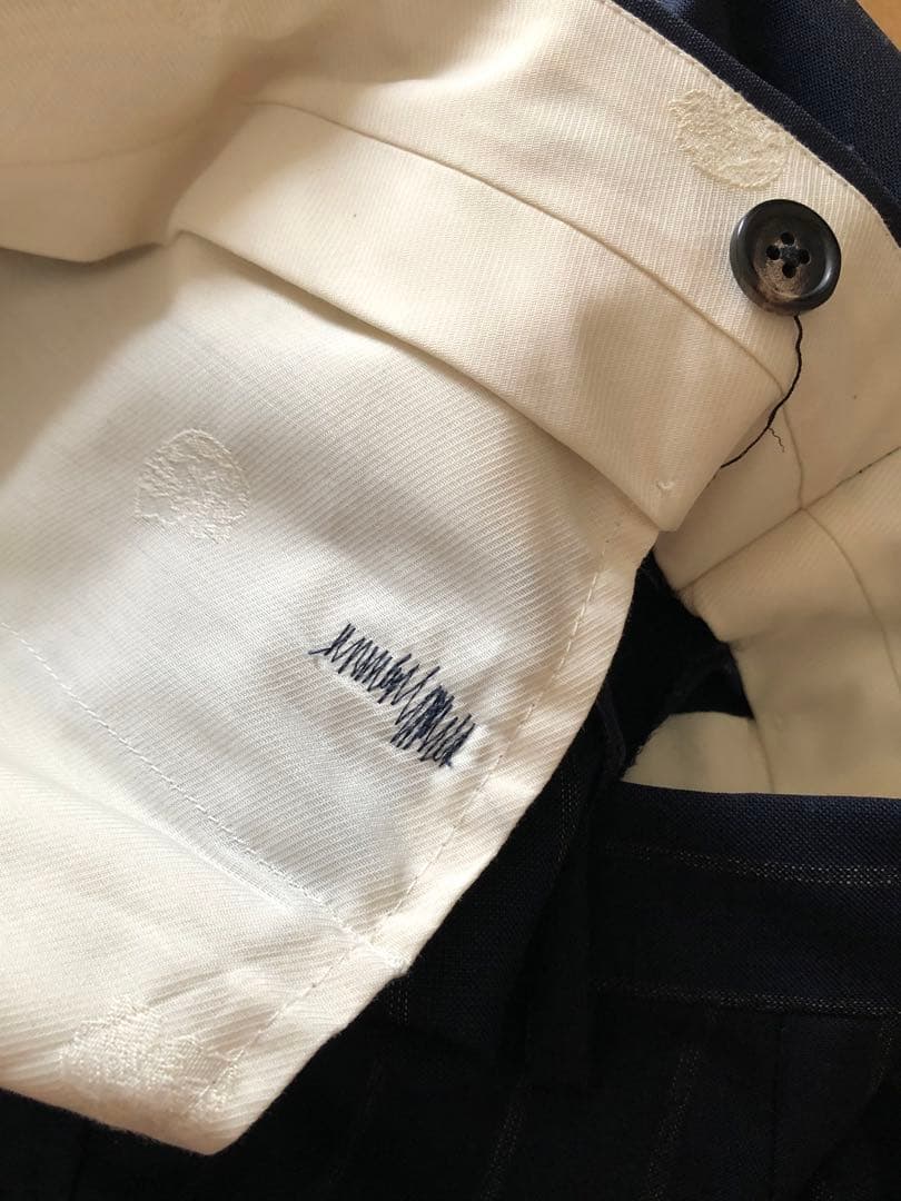 Gabriele pasini ガブリエレパジーニ ダブルスーツ ネイビー　48