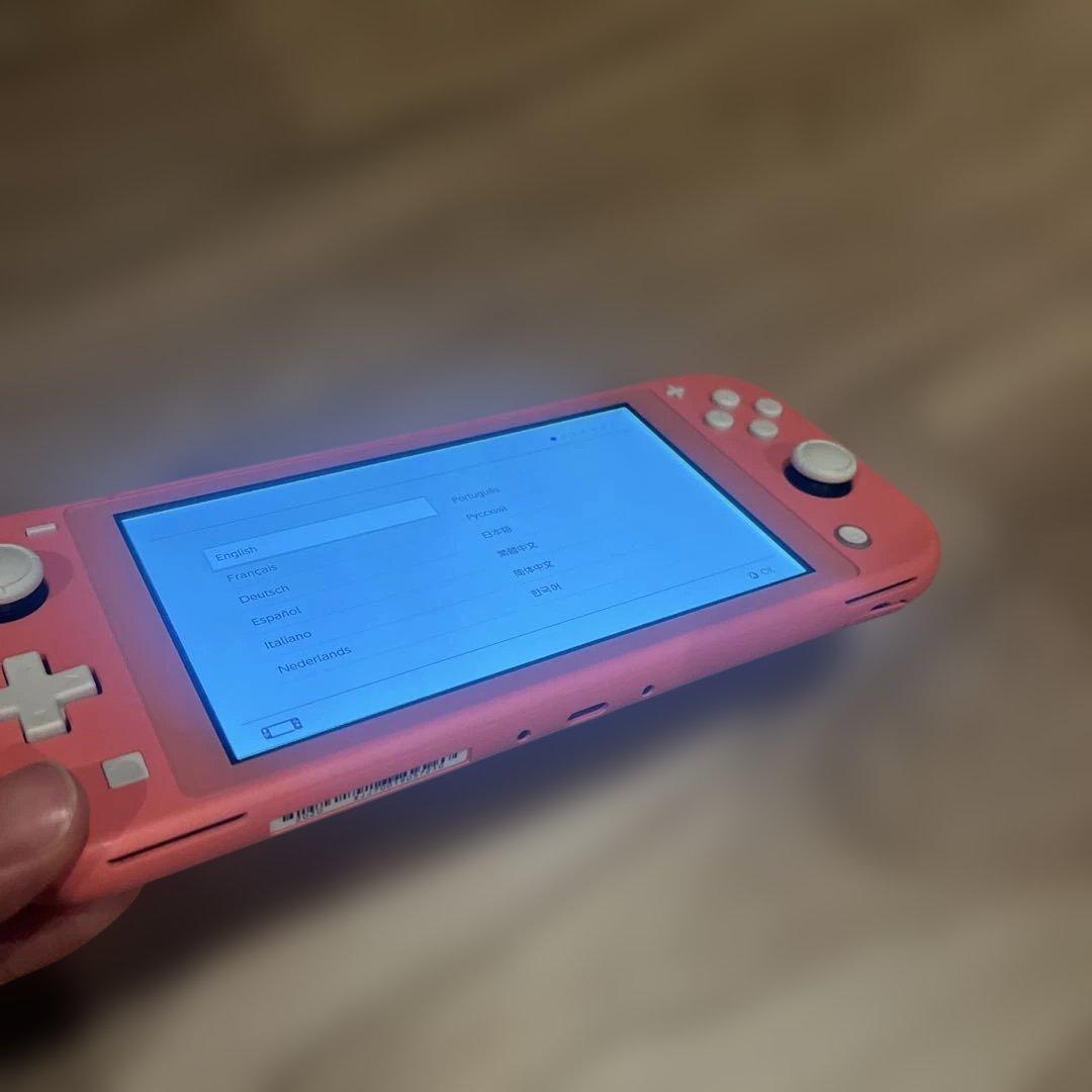 値下げ　Nintendo Switch Lite コーラル 本体 ACアダプター