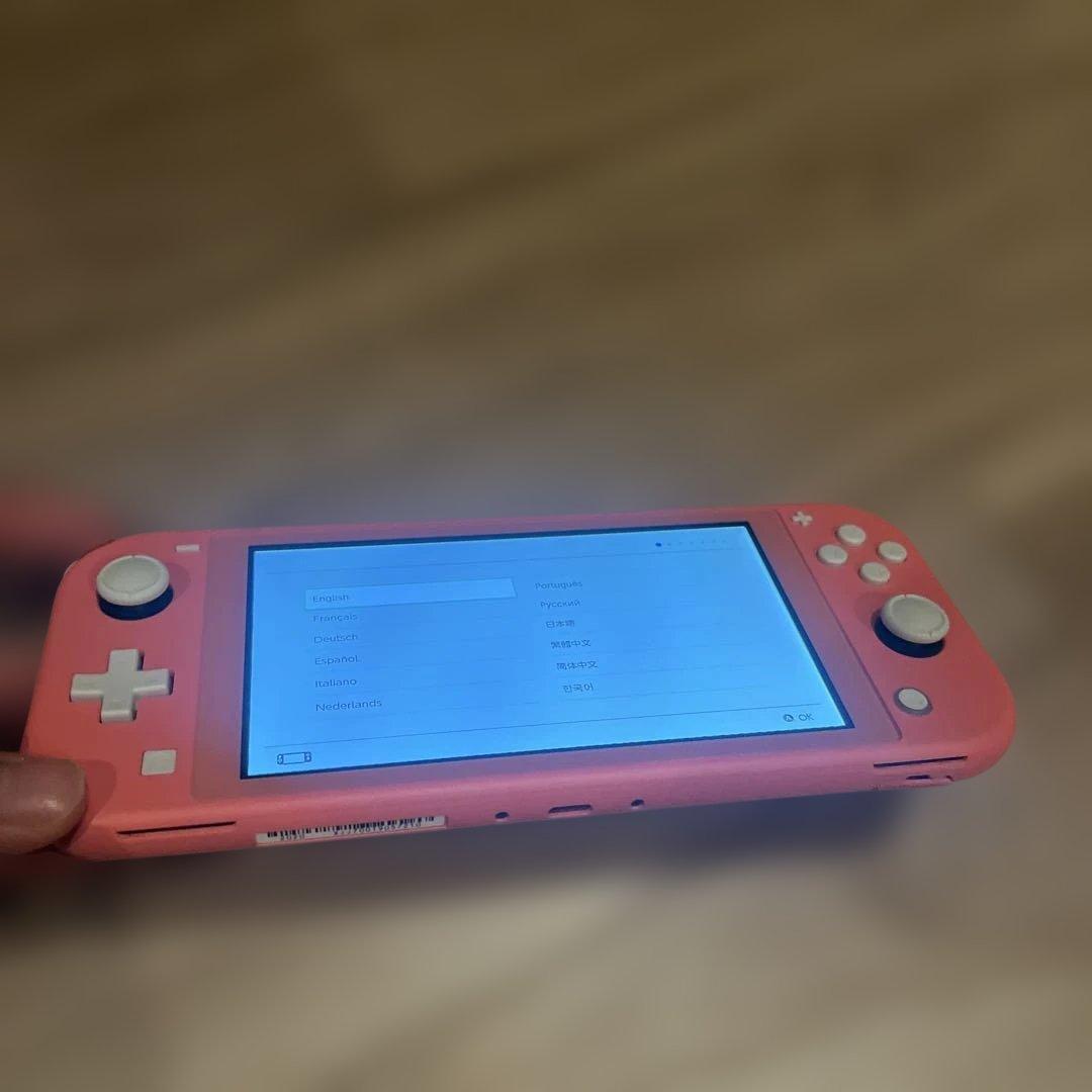 値下げ　Nintendo Switch Lite コーラル 本体 ACアダプター