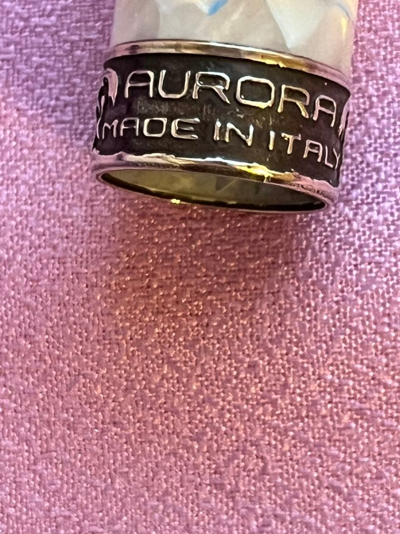 ☆説明確認の上購入してください☆アウロラ 万年筆 オチェアーノ アルティコ F