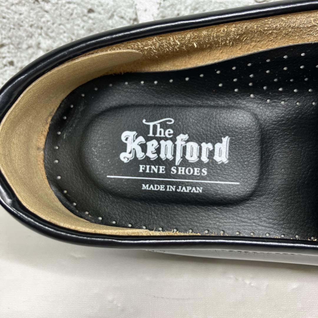 【美品】KENFORD ローファー 26cm 厚底 レザー バイカラー