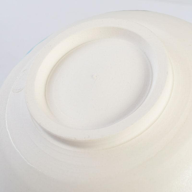 茶道具　京焼　橋本永豊作　色絵　紫陽花文　イッチン茶碗　共箱　V　9650