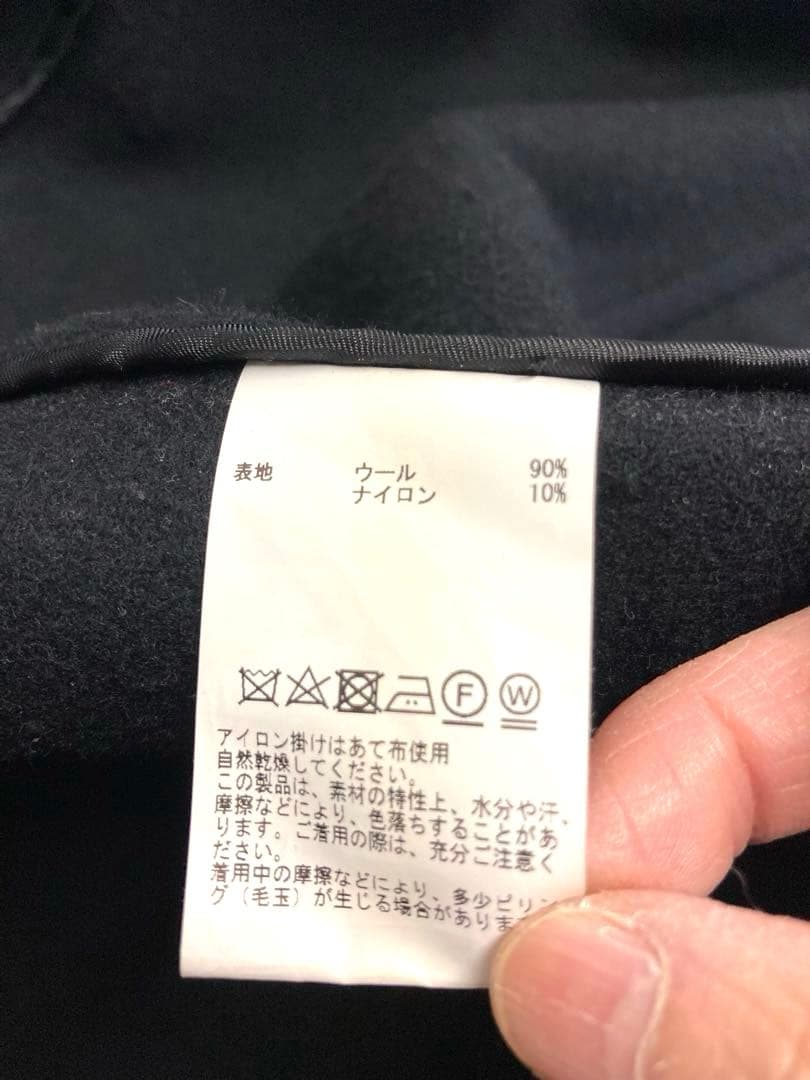 【MONTGOMERY モンゴメリー】Kennington ダッフルコート　黒