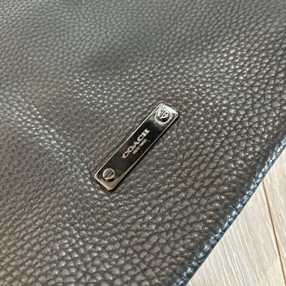 COACH ブラックレザーバッグ