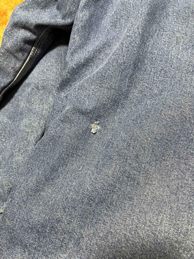 60s USA製 Sears デニムカバーオール 襟コーデュロイ ブランケット付