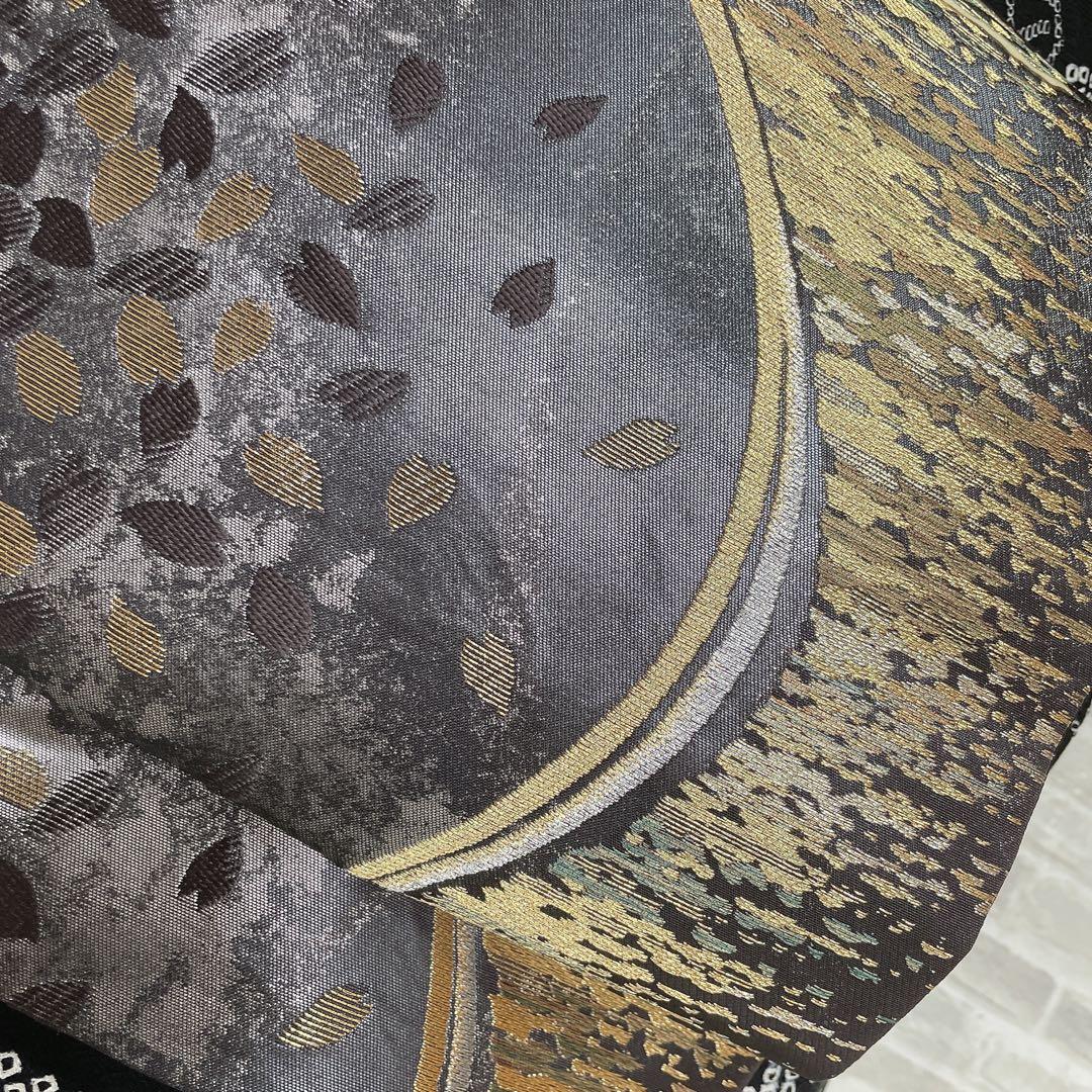 訪問着　フルセット　さくら　絞り　黒地　シックな雰囲気　入学式　卒業式　l2